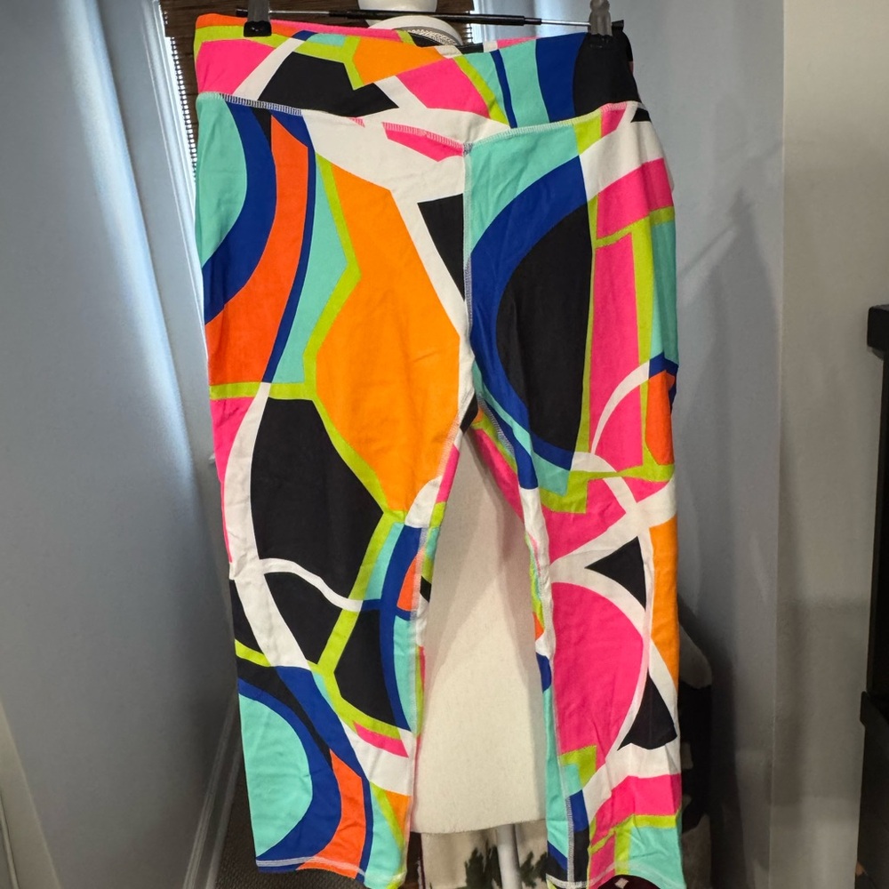 Colorful Geometric Print Pants - Picture 1 of 3